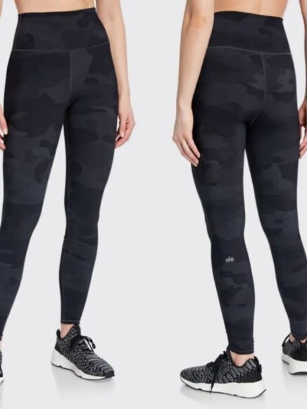 ALO Vapor Black Camo Leggings